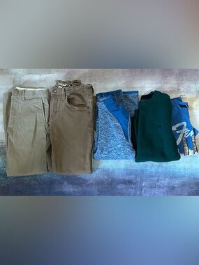 Size 7 Boys Bundle - Pants/Sweaters/Shirt